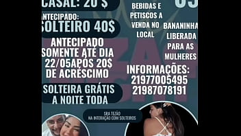 E hoje as 21 horas o pau vai quebrar e putaria na mansão rua messias de souza 299