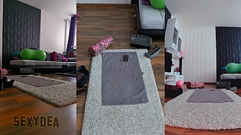 Experience a new level of naked workout in triple cam view