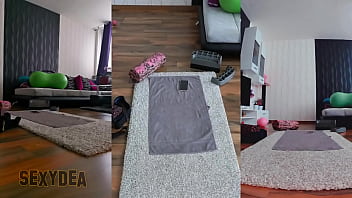 Experience a new level of naked workout in triple cam view