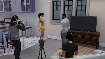 Asian fucked by huge latino cock