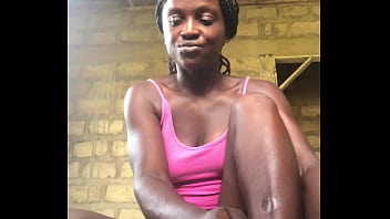 Feet fetish on a big dildo