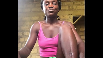 Feet fetish on a big dildo