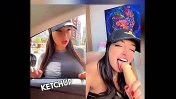 Public taking macdonald's service to a next level hot roleplay here