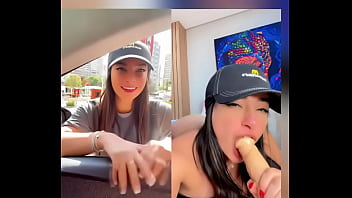 Public taking macdonald's service to a next level hot roleplay here