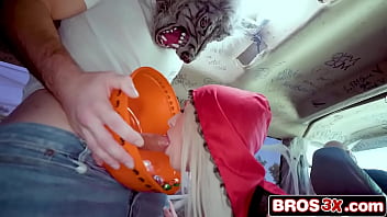 Halloween bus pickup turns x rated with petite blonde going wild Halloween bus pickup turns x rated with petite blonde going wild