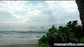 Massage therapist giving her patient some unknowing love 14