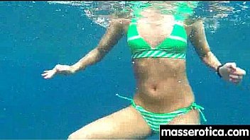 Massage therapist giving her patient some unknowing love 14