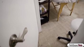 Karlie Is Giving A Massage With An Extra Service Jmac Barges In Karlies Client Ran Off And So She Losses Her Money Jmac Helps Her Out And Lets Her Suck His Dick And Fucks Her Right In The Massage Room thumbnail