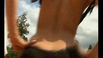 Blonde Shemale Babe Camilla Rios Jerks It Poolside thumbnail