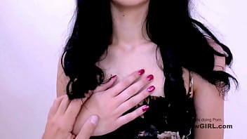 Captivating brunette presence got seduced by the producer