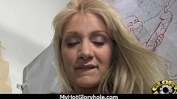 Horny girl loves mouthfuls of cum at gh 16