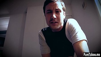 Horny babe sucked big hard cock