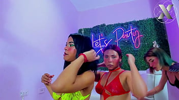 Teresa gets her face fucked mercilessly generating abundant saliva destruction