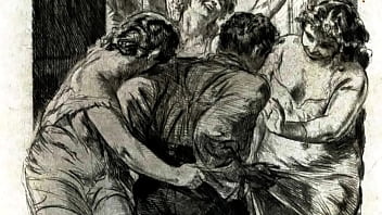 Retro erotic drawings