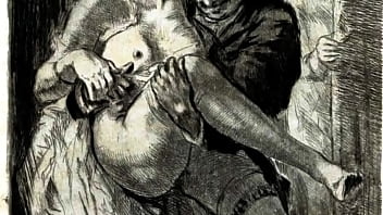 Retro erotic drawings