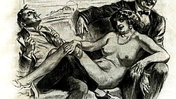 Retro erotic drawings