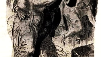 Retro erotic drawings