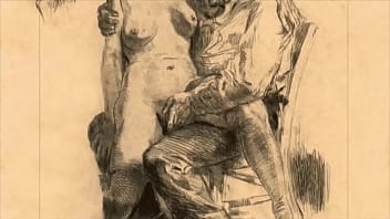 Retro erotic drawings