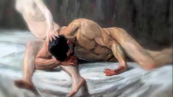 Retro erotic drawings