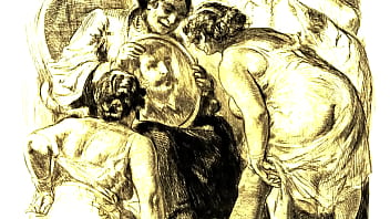 Retro erotic drawings