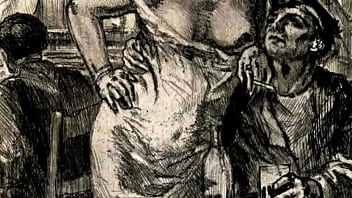 Retro erotic drawings