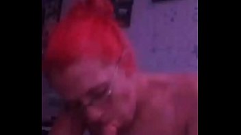 Hot redhead whore sucks 's dick