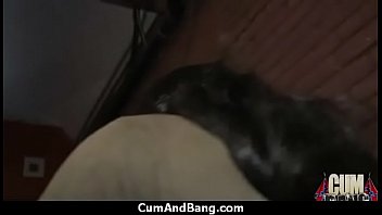 Hot ebony services white men group 23