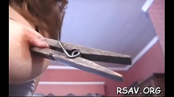 Slit tormenting on a chair