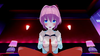 Sayori thighfuck boobjob