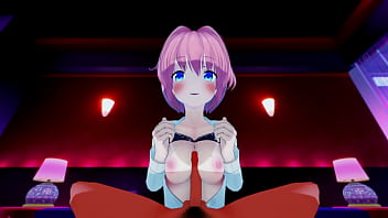 Sayori thighfuck boobjob