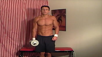 18 yr old reese rideout working out