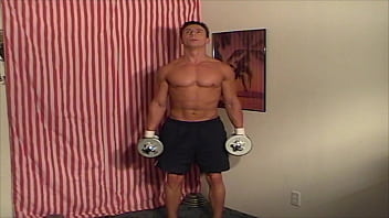 18 yr old reese rideout working out