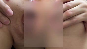 Hot maid gaping pussy and ass spread close up