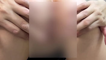 Hot maid gaping pussy and ass spread close up