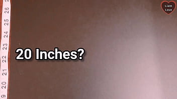 Big cock cumshot challenge how far will my huge cum load fly