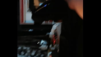 She swallows the whole thing