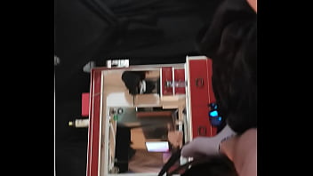 She swallows the whole thing