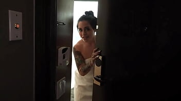 1st new video drop of 2024 massage strap on turns mffthe hotel manager came to kick us out for being too loud during her