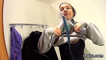 Flawless czech teenie was teased in the supermarket and drilled in pov