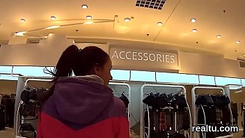 Flawless czech teenie was teased in the supermarket and drilled in pov