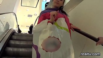 Flawless czech teenie was teased in the supermarket and drilled in pov