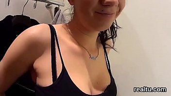 Flawless czech teenie was teased in the supermarket and drilled in pov
