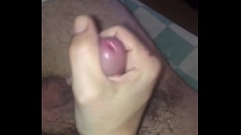 Giving justin his bed time handjob