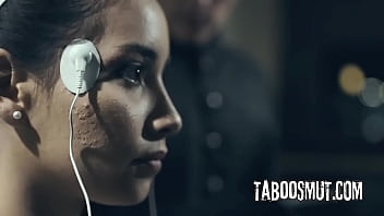 Law enforcer fucks brunette housewife in dystopian future