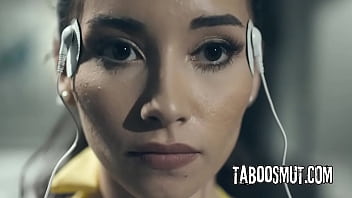 Law enforcer fucks brunette housewife in dystopian future