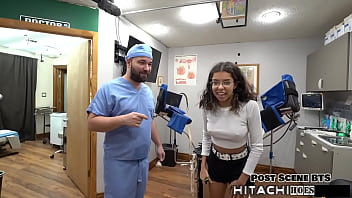 Lesbian gets mandatory hitachi orgasms from doctor tampa aria nicole