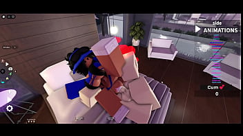 Pounding a cumdump roblox girl in my mansion