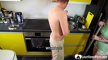 Fucked a hot redhead in the kitchen