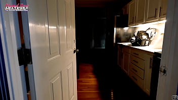 Brunette beauty raven lane sucks a juicy big dick and gets a cum facial