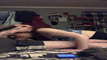 Deep throating the guy next door